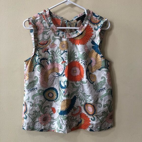 J Crew Silk Top - Picture 1 of 4